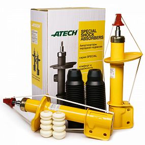 Стойки амортизаторные  передней подвески Lada 2180 Vesta, Vesta SW с отбойниками и пыльниками